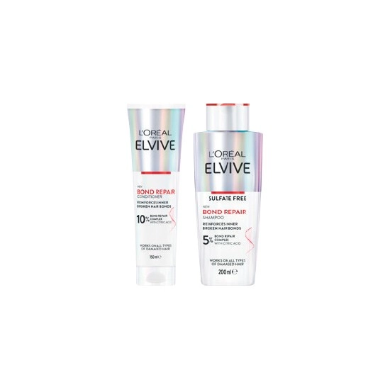 L’Oreal Paris Elvive Bond Repair Shampoo 200ml or Conditioner 150ml