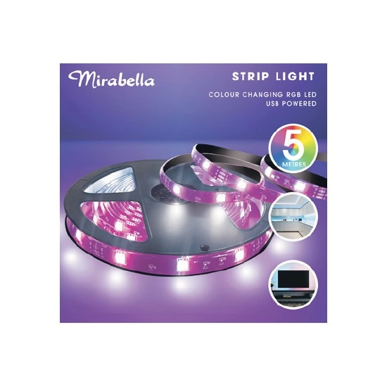 Mirabella LED Striplight USB 5 Metres