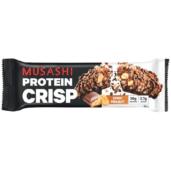 Musashi Protein Crisp Bar 60g~