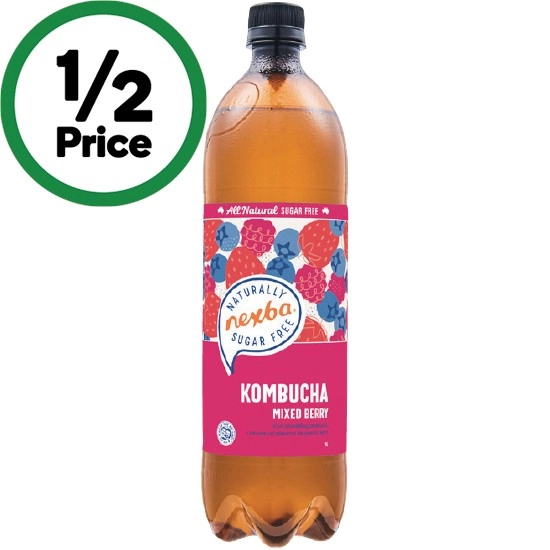 Nexba Sugar Free Kombucha 1 Litre