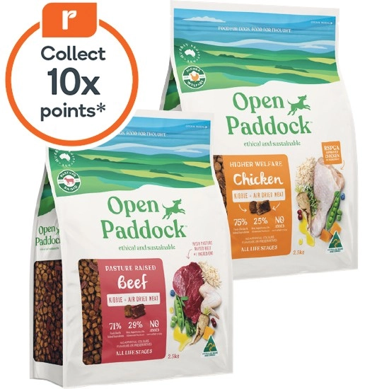 Open Paddock Air Dried Dog Food 2.25-2.5 kg