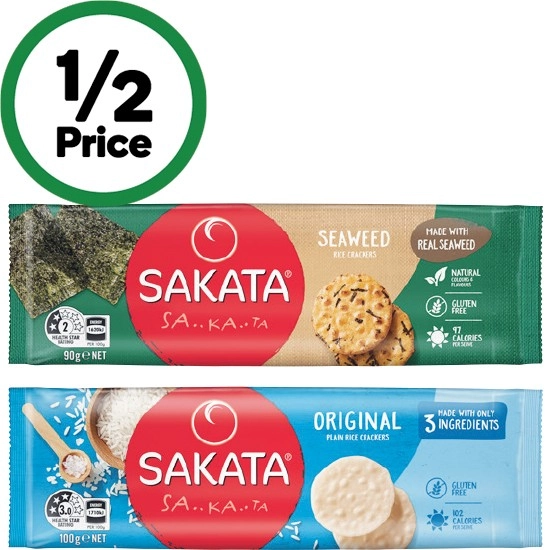 Sakata Rice Crackers 90-100g