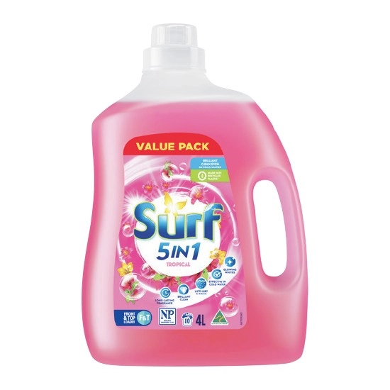 Surf 5 in 1 Laundry Liquid 4 Litre