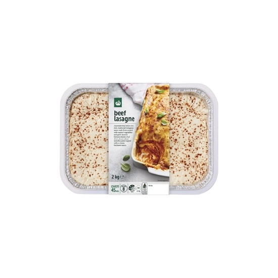 Woolworths Australian Beef Lasagne 2 kg