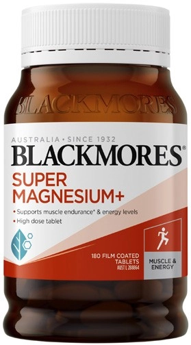 Blackmores Super Magnesium+ Tablets 180 Pack