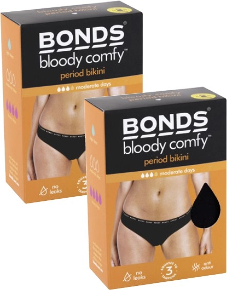 Bonds Bloody Comfy Period Bikini Brief 1 Pack