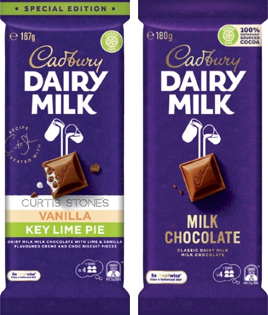 Cadbury Dairy Milk Block Chocolate 160g-190g