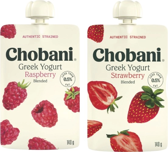 Chobani Greek Yogurt Pouch 140g