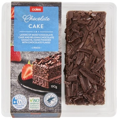 Coles Choc Slices 2 Pack