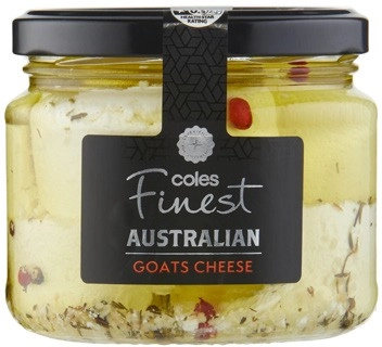 Coles Finest Australian Goat Cheese 300g