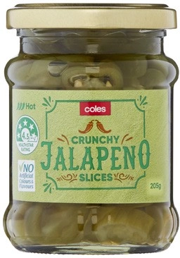 Coles Jalapeno Slices 205g