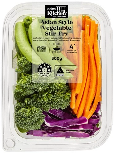 Coles Kitchen Asian Style Vegetables 300g