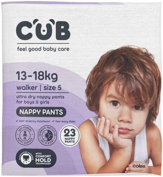 CUB Unisex Nappy Pants 21 Pack-25 Pack