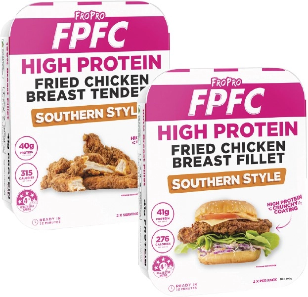 FPFC Fropro Protein Chicken Tenders or Burgers 300g