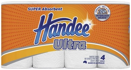 Handee Ultra Paper Towel 4 Pack