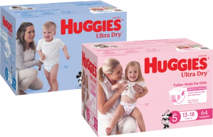 Huggies Ultra Dry Jumbo Nappies 60 Pack-108 Pack