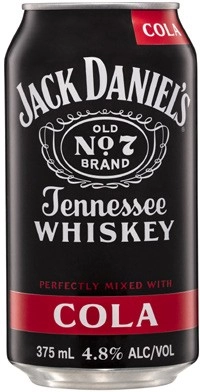 Jack Daniel’s & Cola Cans 10x375mL