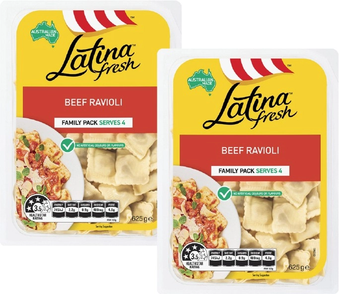 Latina Beef Filled Pasta 625g