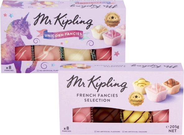 Mr Kipling Fancies & Bakewells 205g-250g