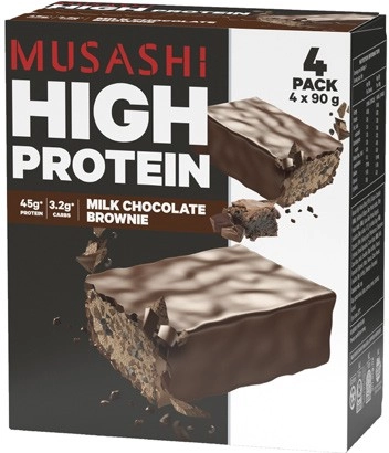 Musashi High Protein Bar Multipack 4 Pack 360g