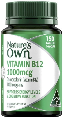 Nature's Own Vitamin B12 1000mcg Tablets 150 Pack