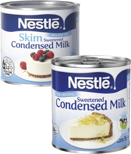 Nestlé Sweetened Condensed Milk 395g-410g