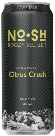 Nosh Boozy Seltzer Citrus Crush Cans 4x330mL