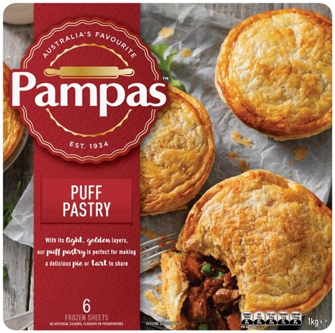 Pampas Sheets Pastry 1kg