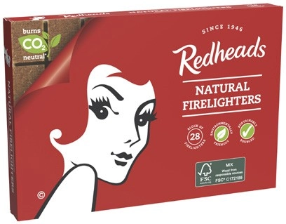 Redheads Natural Firelighter Blocks 28 Pack