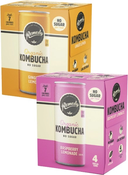 Remedy Kombucha 4x250mL