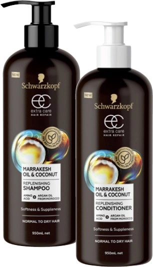 Schwarzkopf Extra Care Shampoo or Conditioner 950mL