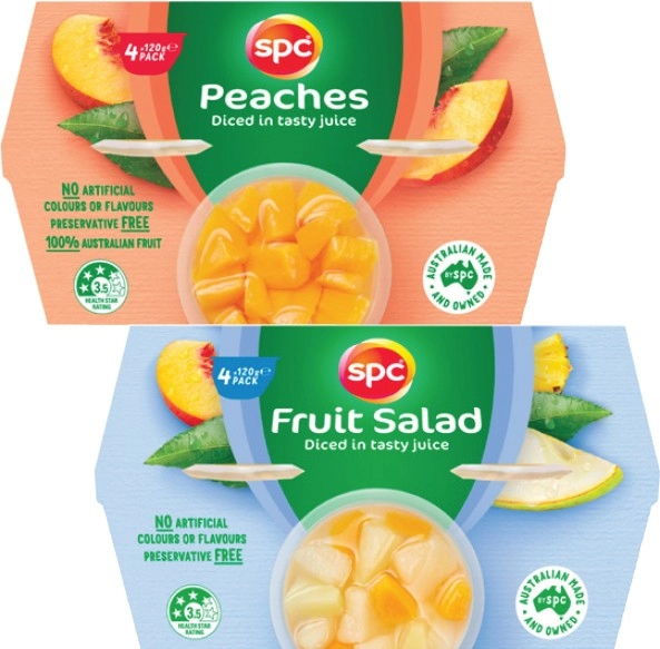 SPC Fruit Snack Cup 4x120g