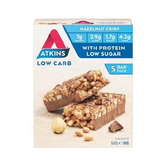 Atkins Day Break Hazelnut Bar Pk 5 x 37g‡