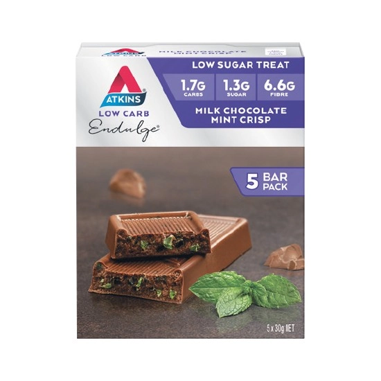 Atkins Endulge Choc Mint Crisp Bar Pk 5‡