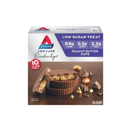 Atkins Endulge Peanut Butter Cups Pk 10 x 17g‡