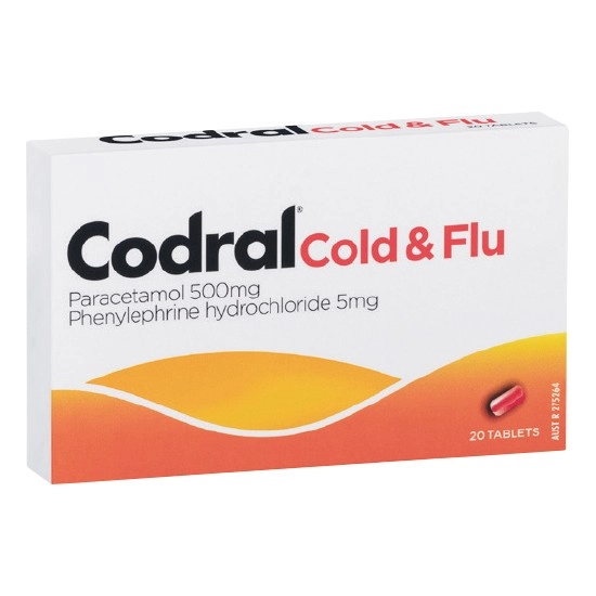 Codral Cold & Flu Tablets Pk 20*