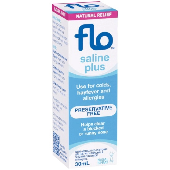 Flo Saline Plus Nasal Spray 30ml*