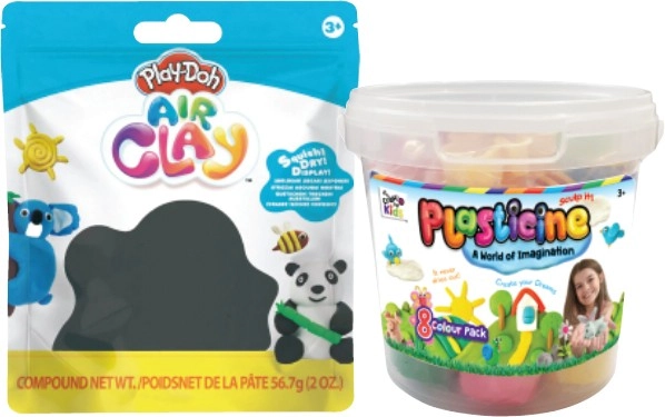 Play Doh Air Clay & Plasticine