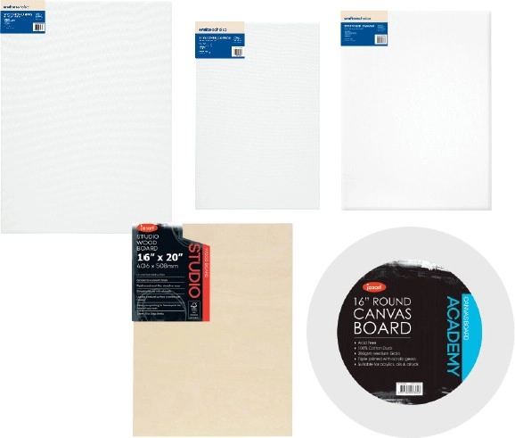 40% off All Single Stretch Canvas, Panels & Boards