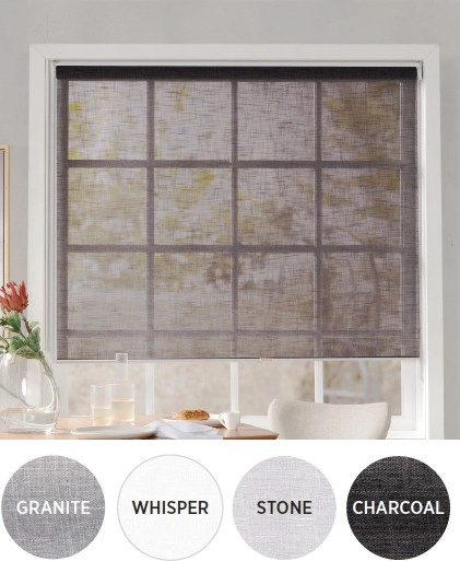 40% off Neutrals Sheer Roller Blinds