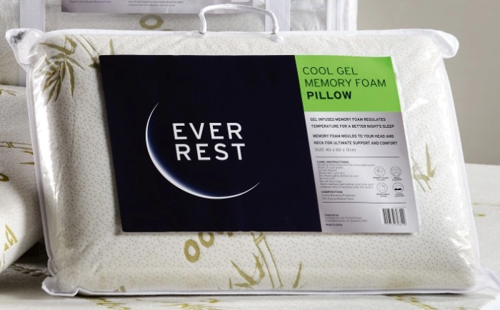 50% off Ever Rest Cool Gel Memory Foam Pillow