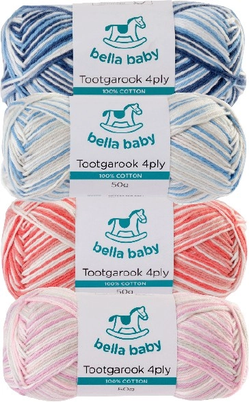 Bella Baby Tootgarook 4ply Prints 50g