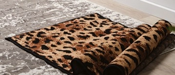 Emerald Hill Leopard Polypropylene Rug 160 x 230cm