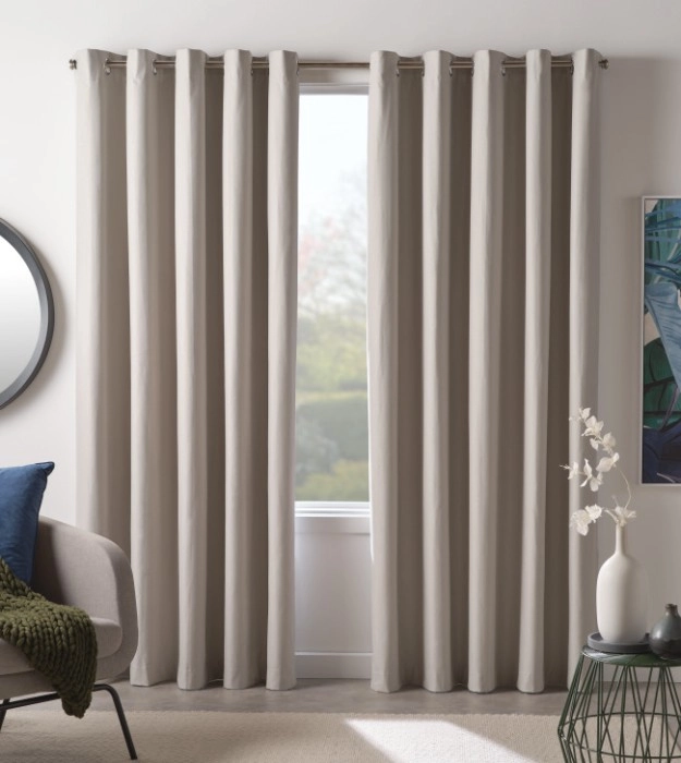 Halston Blockout Eyelet Curtains