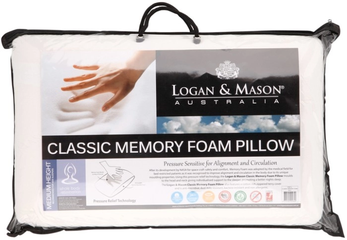 Logan & Mason Classic Memory Foam Pillow