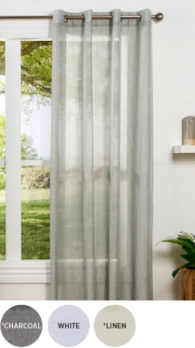 Meeko Sheer Eyelet Curtains