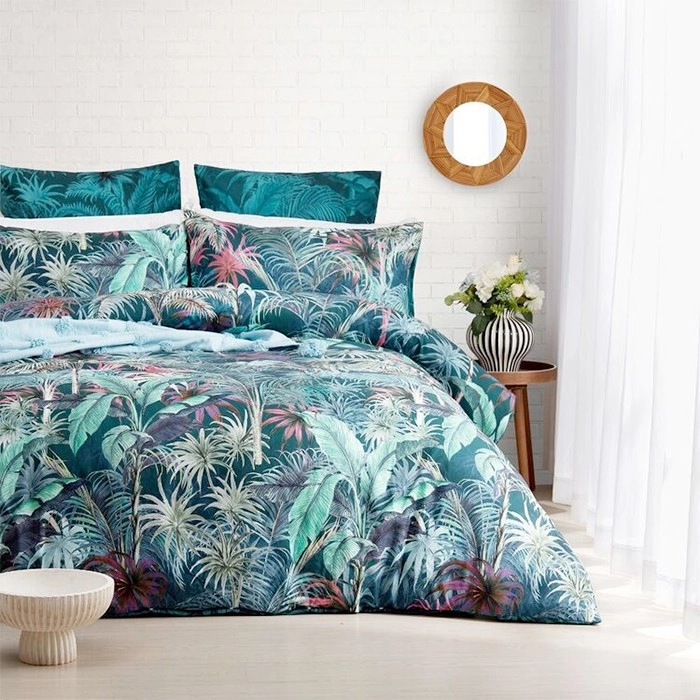 NEW Ombre Home Palm Cove Quilt Cover Set