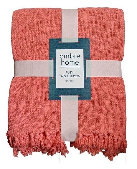 NEW Ombre Home Ruby Throw