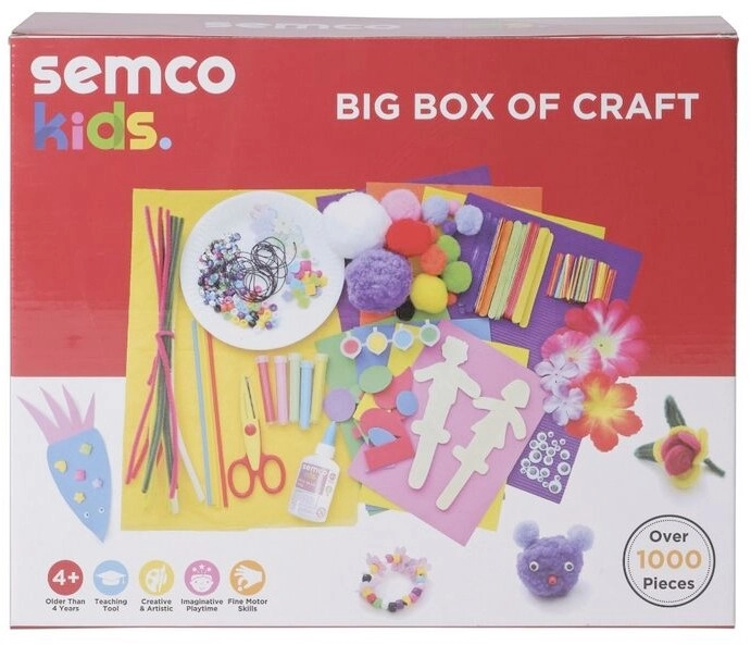 NEW Semco Kids Big Box of Craft Activity Kit