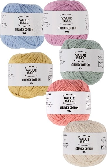 NEW Value Ball Chunky Cotton 100g